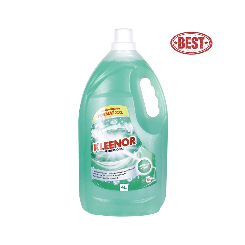 LESSIVE XXL 4L FRAICHEUR INTENSE - KLEENOR