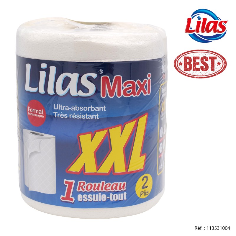 ROULEAU ESSUIE-TOUT XXL ( 2 plis 18x21cm) 400g
