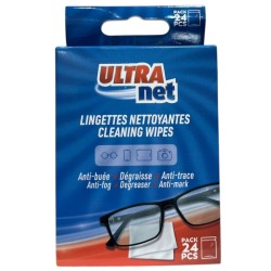 LINGETTES NETTOYANTES LUNETTES X 24