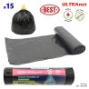 15 sacs poubelle 30L - ULTRANET
