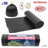 10 sacs poubelle 100L - ULTRANET
