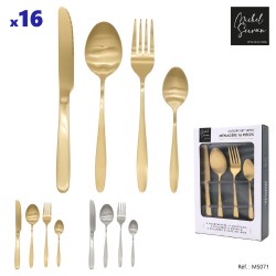 MÉNAGÈRE 16 PIÈCES INOX