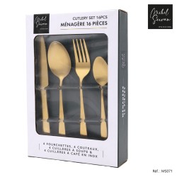 MÉNAGÈRE 16 PIÈCES INOX