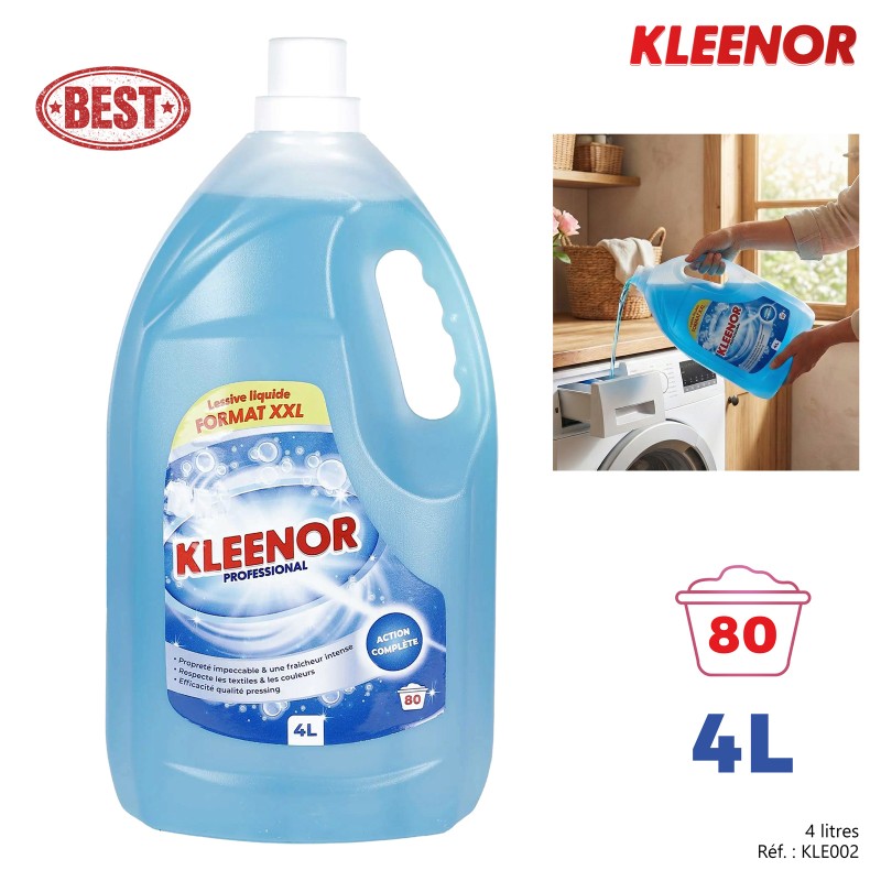LESSIVE XXL 4L ACTION COMPLETE - KLEENOR