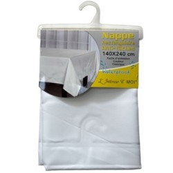 NAPPE BLANCHE RONDE 180 CM...