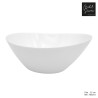 SALADIER BLANC OVAL 25CM