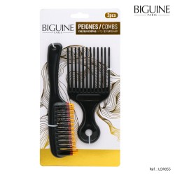 SET DE 2 PEIGNES POUR CHEVEUX CREPUS
