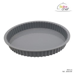 MOULE A TARTE EN SILICONE 24CM BAKE CHEF