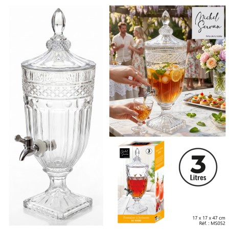 FONTAINE BOISSON VERRE 3L MICHEL