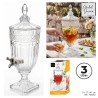 FONTAINE BOISSON VERRE 3L MICHEL