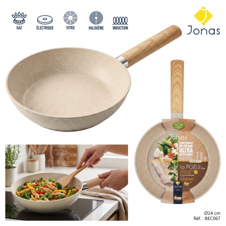 POÊLE 24 CM FAÇON PIERRE MANCHE
