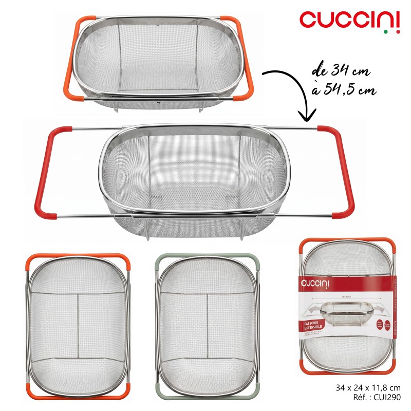 PASSOIRE EXTENSIBLE INOX CUCCINI