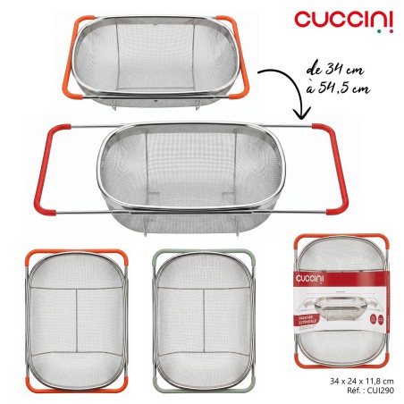 PASSOIRE EXTENSIBLE INOX CUCCINI