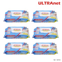 6 packs 80 lingettes multiusages - ULTRANET 
3303210028534