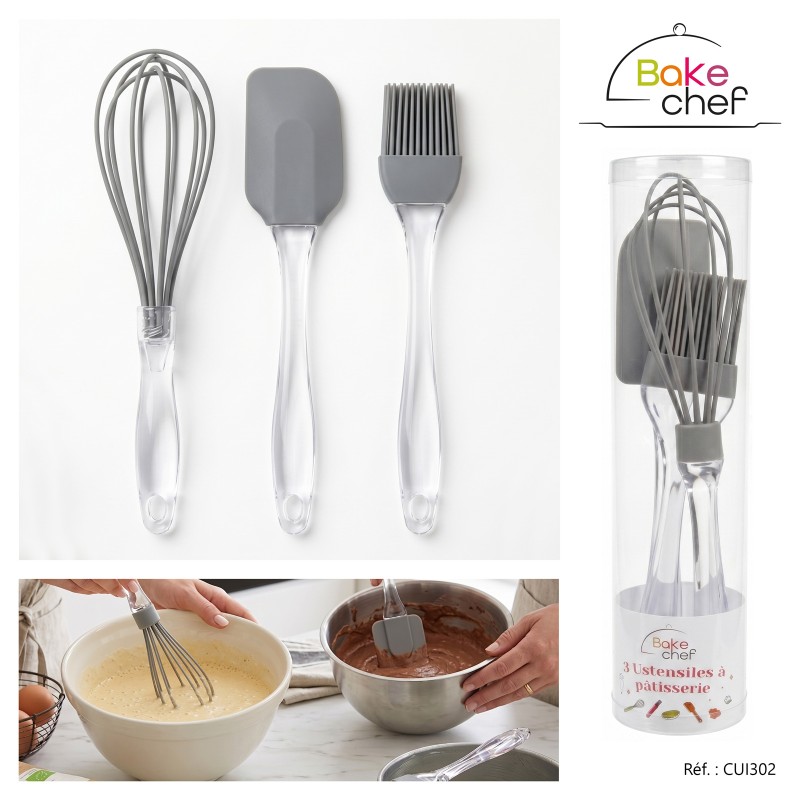 SET USTENSILES PÂTISSERIE X3