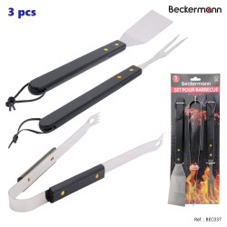 SET D'USTENSILES BARBECUE X3