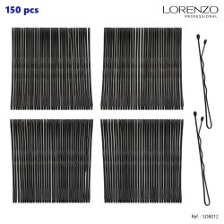 PINCES CHEVEUX NOIR X150 PCS