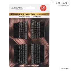 PINCES CHEVEUX NOIR X150 PCS