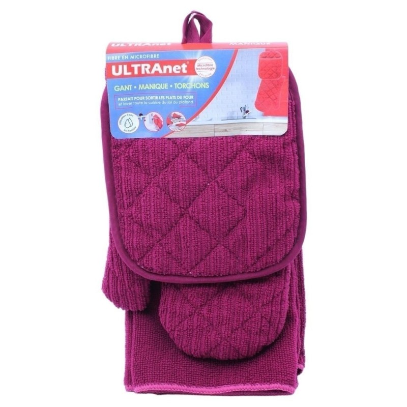 SET CUISSON MICROFIBRE CONTIENT 1