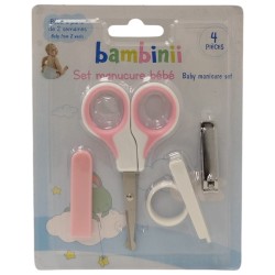 SET MANUCURE BÉBÉ X4 PCES -...