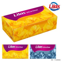 BOITE 90 MOUCHOIRS - LILAS