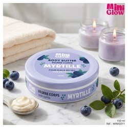 Beurre corps myrtille 150ml miniglow