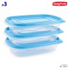 Boîtes conservations rectangulaire x 3 (950ml) - dailyfresh