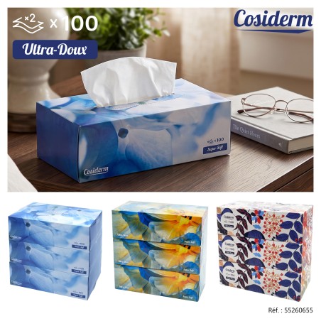 Set 3 boites mouchoirs x 100 - cosiderm