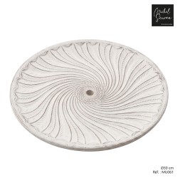 Assiette ronde déco bois 30cm - michel servan