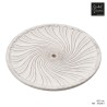 Assiette ronde déco bois 30cm - michel servan