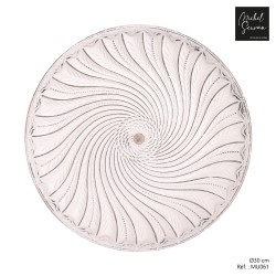 Assiette ronde déco bois 30cm - michel servan