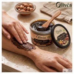 Savon noir l'huile d'argan bio maroc - olivea