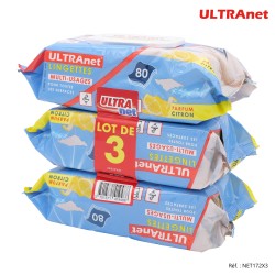 Packs lingettes multiusages citron x 3 - ultranet