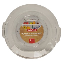 Plateau tournant en plastique pour réfrigérateurs et placards - Dailyfresh
Poids du produit : 0,295 grammes
Dimension du pr...